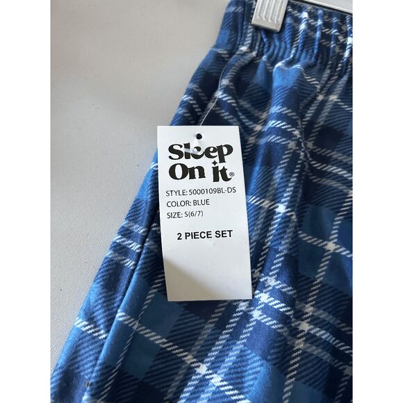 Sleep On It Kids Pajama Set – Soft & Cozy Two-Piece PJ Set S (6-7) - Picture 6 of 9